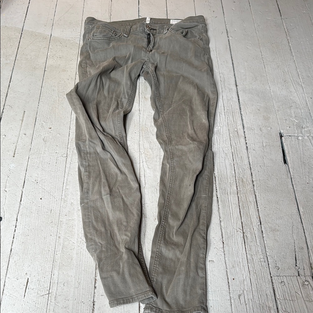 Rag and Bone green jeans